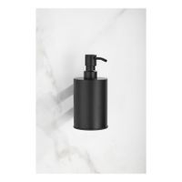 Zeepdispenser SaniClear Academy | Wandmontage | Messing | Rond | Zwart mat