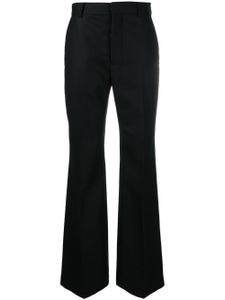 AMI Paris pantalon de tailleur à coupe évasée - Noir