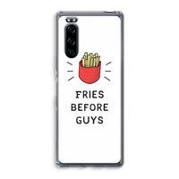 Fries before guys: Sony Xperia 5 Transparant Hoesje
