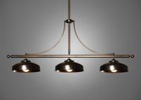 Lange tafel hanglamp Rhodos antiek brons