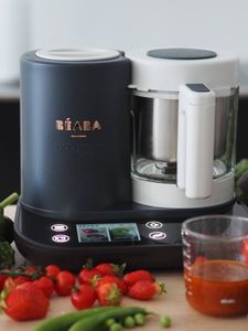 BEABA Babycook Smart aangesloten keukenmachine antracietgrijs/wit