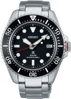 Seiko SNE589P1 Prospex Horloge solar staal zilverkleurig-zwart 43 mm