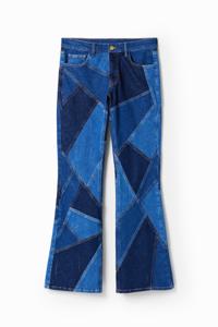 Flared jeans met patch María Escoté - BLUE - XS