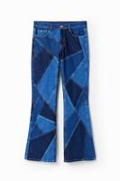 Flared jeans met patch María Escoté - BLUE - XL