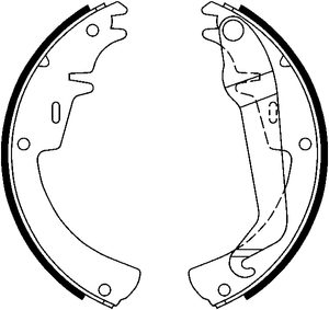 Remschoenset ATE, u.a. fÃ¼r Opel, Vauxhall