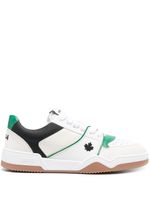 DSQUARED2 baskets à patch logo - Blanc - thumbnail