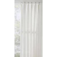 40% korting - Leen Bakker - Gordijnstof Jolanda Transparant - Ecru - Polyester/Linnen/Gerecycled Kunststof - Beige - H297 Cm