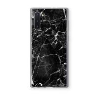 Zwart Marmer 2: Samsung Galaxy Note 10 Transparant Hoesje