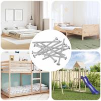 VidaXL Bout 12 pcs zilver m6 x 120 mm staal