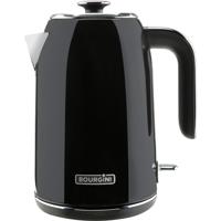 Bourgini Retro Waterkoker 1.7L 2200W Zwart/RVS