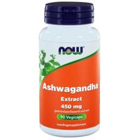 NOW Ashwagandha extract 450 mg (90 vcaps) - thumbnail