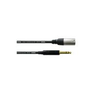 Cordial CFM0.3MV Intro verloopkabel XLR male - 6.3mm TRS jack 0.3m - thumbnail