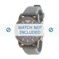 Armani horlogeband AR1055 Silicoon Grijs 20mm - thumbnail