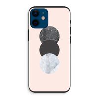 Marmeren cirkels: iPhone 12 mini Biologisch afbreekbaar hoesje