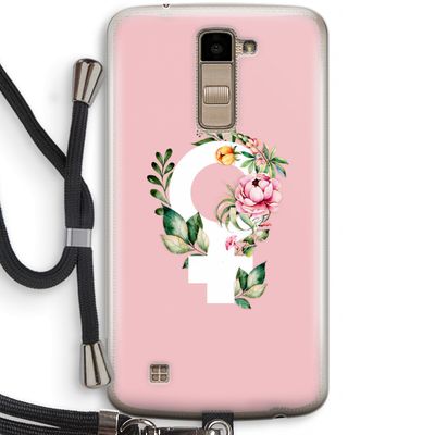 Venus: LG K10 (2016) Transparant Hoesje met koord