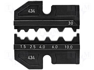 Knipex Krimpprofiel voor niet-gesoleerde stootverbinders - 974930