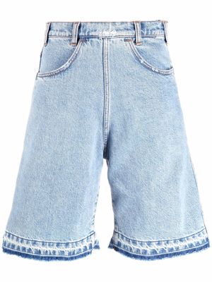 Philosophy Di Lorenzo Serafini short ample en jean - Bleu