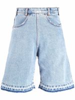 Philosophy Di Lorenzo Serafini short ample en jean - Bleu