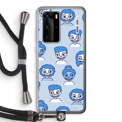 Gezichtjes: Huawei P40 Pro Transparant Hoesje met koord