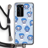 Gezichtjes: Huawei P40 Pro Transparant Hoesje met koord