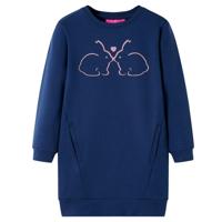 VidaXL Kinderjurk 104 marineblauw