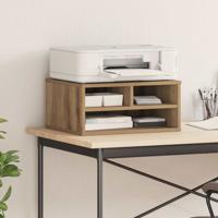 VidaXL Printerstand artisan eiken 49 x 40 x 22.5 cm bewerkt hout