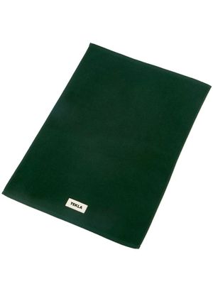 TEKLA tapis de bain à patch logo - Vert