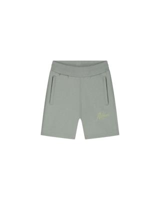 Malelions Zomer short jongens - agave groen - Signature - gestreept