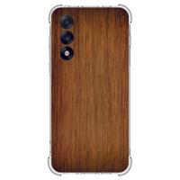 TPU Telefoonhoesje OnePlus Nord 5 - Donker Hout schokabsorberende backcover