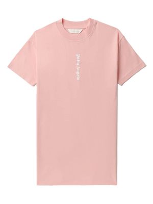 Palm Angels Kids t-shirt en coton à logo imprimé - Rose