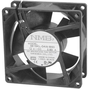 NMB Minebea 3610KL-04W-B50-P00 Axiaalventilator 12 V/DC 93 m³/h (l x b x h) 92 x 92 x 25 mm