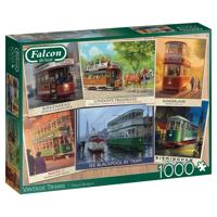 Vintage Trams Puzzel 1000 Stukjes