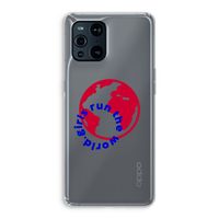 Run The World: Oppo Find X3 Pro Transparant Hoesje