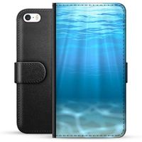 iPhone 5/5S/SE Premium Portemonnee Hoesje - Zee - thumbnail
