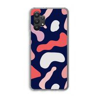 Memphis Shapes Pink: Samsung Galaxy A32 5G Transparant Hoesje