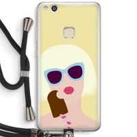 Ice cream: Huawei Ascend P10 Lite Transparant Hoesje met koord