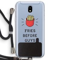 Fries before guys: Samsung Galaxy J5 (2017) Transparant Hoesje met koord