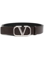 Valentino Garavani ceinture à boucle VLOGO - Marron