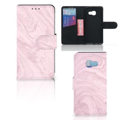 Samsung Galaxy A3 2017 | Bookcase | Marble Pink - Origineel Cadeau Vriendin