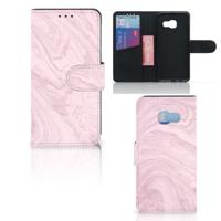 Samsung Galaxy A3 2017 | Bookcase | Marble Pink - Origineel Cadeau Vriendin
