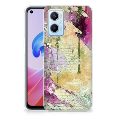 Hoesje maken OPPO A96 | OPPO A76 Letter Painting Hoesje maken OPPO A96 | OPPO A76 Letter Painting