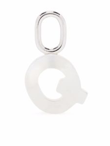 Maria Black pendentif Lucid Letter Q - Blanc