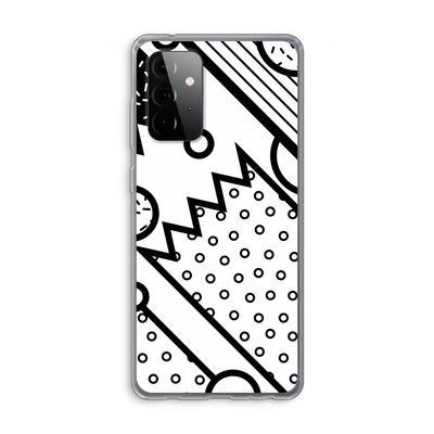 Pop Art #4: Samsung Galaxy A72 Transparant Hoesje