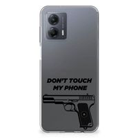 Motorola Moto G53 Silicone-hoesje Pistol DTMP - thumbnail
