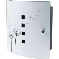 Sleutelkastje - BURG WACHTER - 6204/10 Ni Pusteblume - Paardebloem decor, 10 haken, verstelbare magneetsluiting