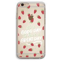 Don't forget to have a great day: iPhone 6 Plus / 6S Plus Transparant Hoesje Don't forget to have a great day: iPhone 6 Plus / 6S Plus Transparant Hoesje