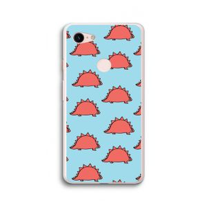 Dinosawrr: Google Pixel 3 XL Transparant Hoesje