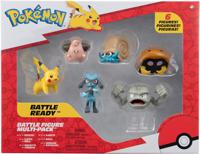 Pokemon Battle Figure - Multi Pack (Pikachu, Cleffa, Riolu, Geodude, Omanyte & Kabuto)