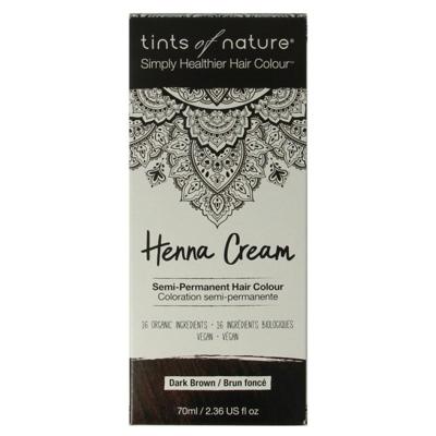 Tints Of Nature Henna cream dark brown semi permanent