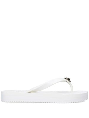 Kurt Geiger London tongs Kensington à design matelassé - Blanc